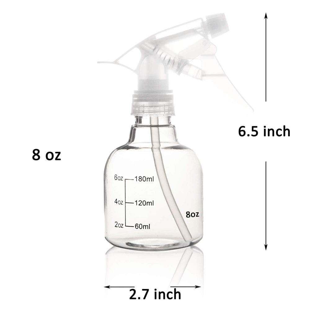 Youngever 8oz spray bottle closeup showing leak-proof cap and smooth spray.