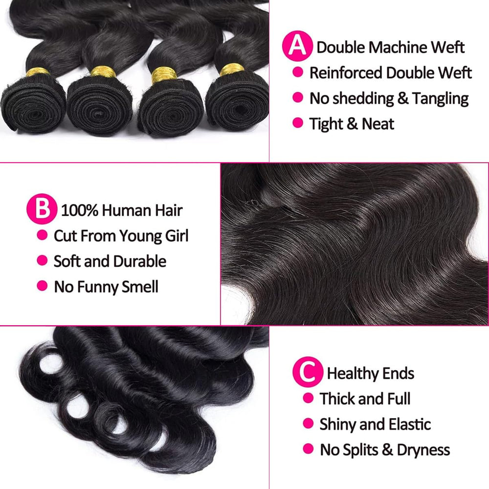 Youngirl body-wave 20-inch bundle for fuller mid-length styling.
