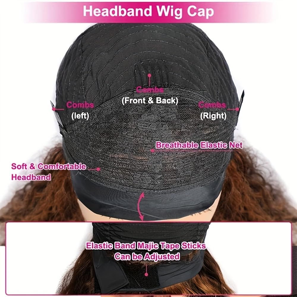Youngirl Ombre Headband Wig ready-to-dye for customizable color