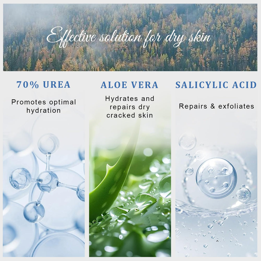 YOUNGYOUNGLOVE Urea Cream feet-heel focuses on softening rough skin.