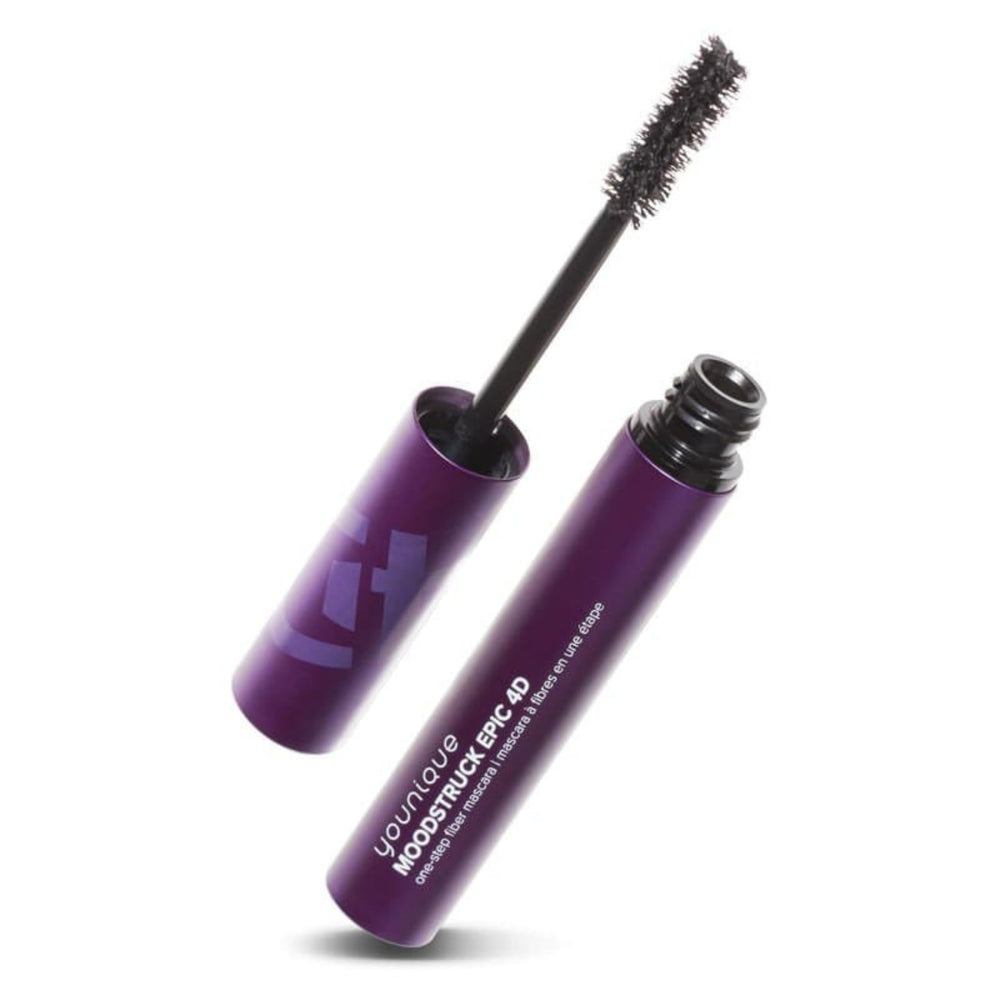 Younique Moodstruck Epic 4D Mascara bottle highlights waterproof, smudge-proof wear