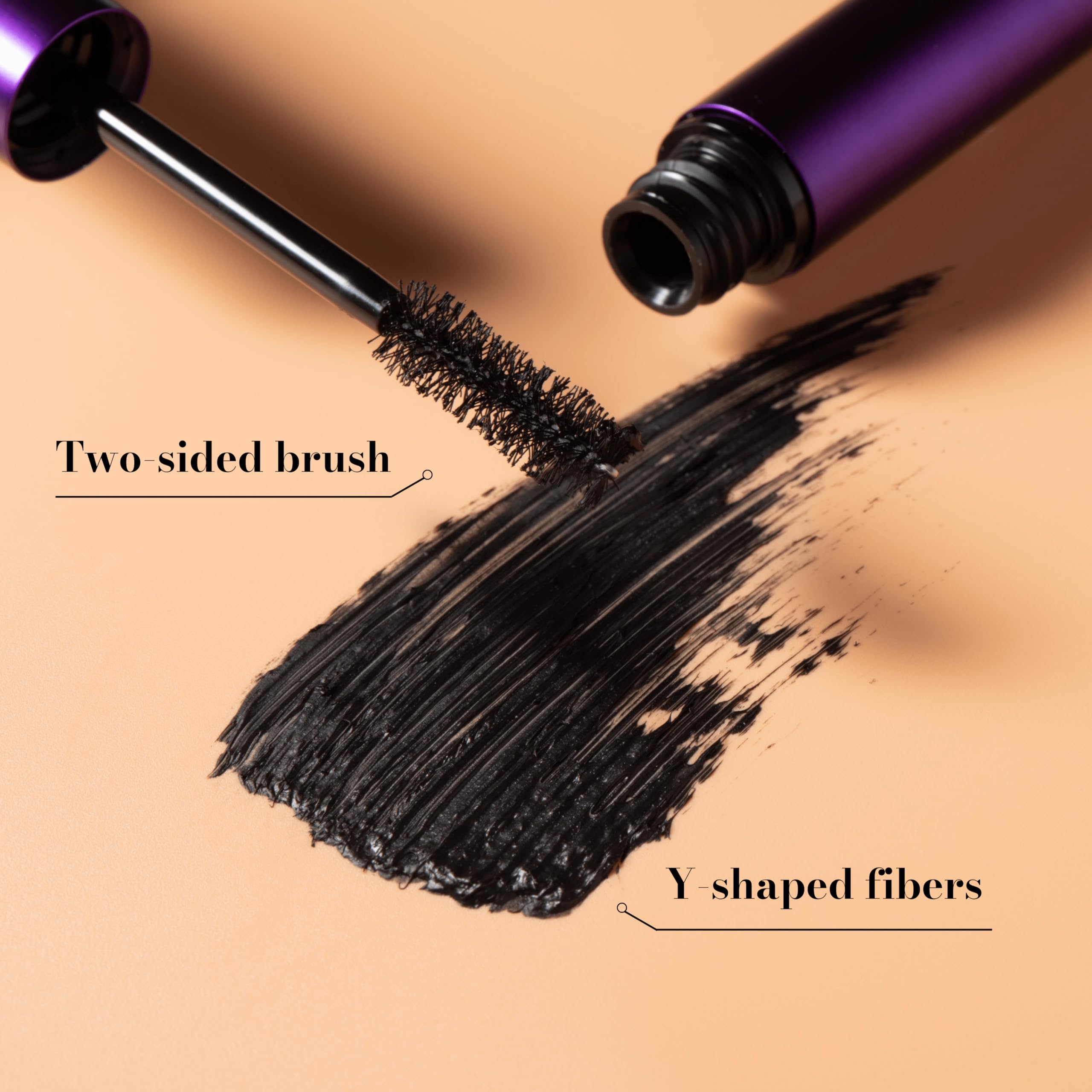Younique Moodstruck Epic 4D lashes before shot for dramatic length and lift