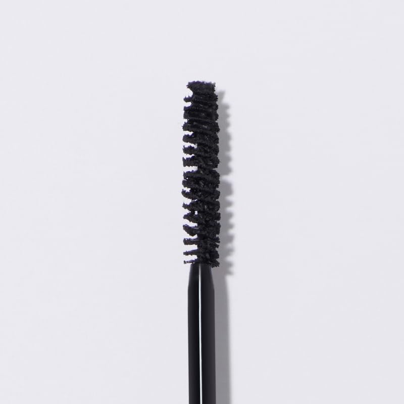 Close view of lashes after application showing definition and lift with Younique Mascara