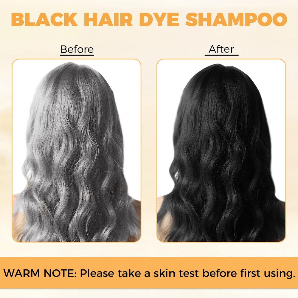 YOURTONE gray-hair-coverage-application demonstrates quick color in minutes.