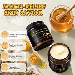 YOURTONE ingredients-beeswax-honey highlighting natural moisture-locking components