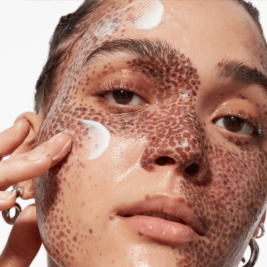 Youth To The People 121-Polypeptide Future Cream swirl on skin for dewy, firming look.