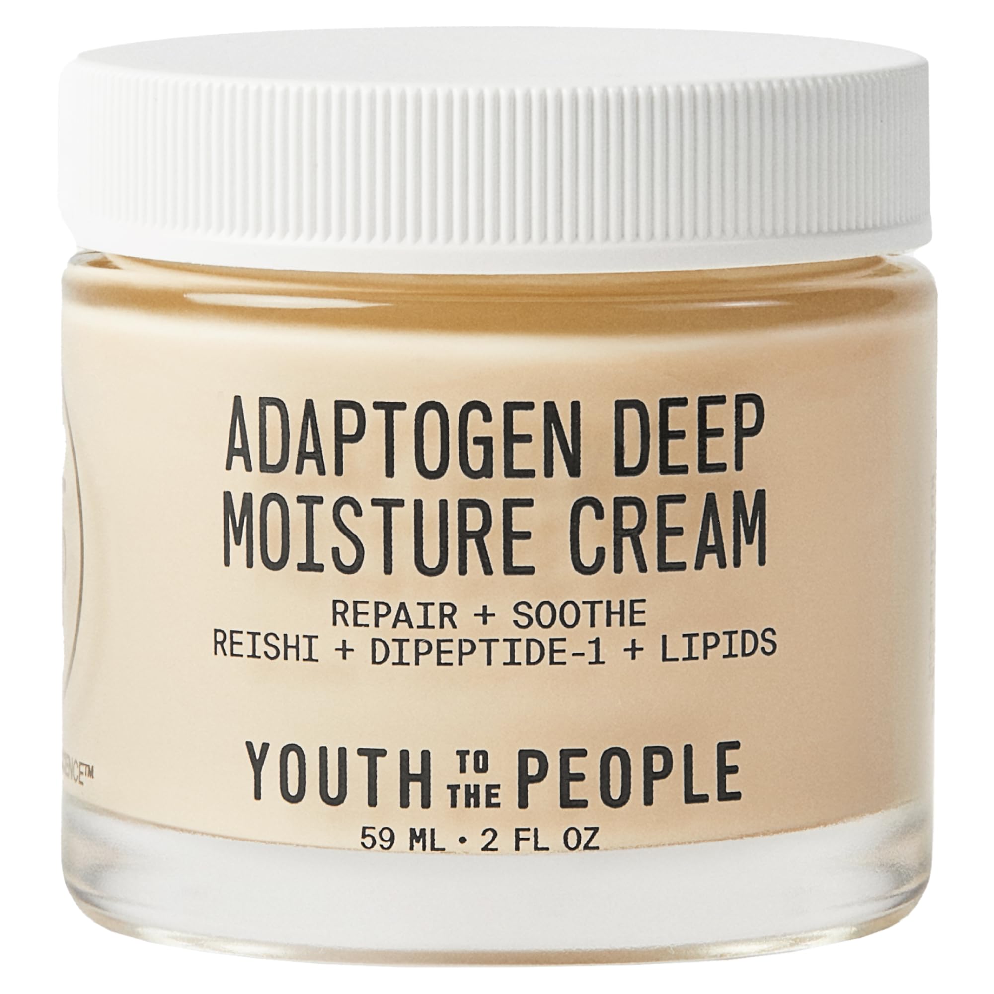 Youth To The People Adaptogen Moisture Cream bottle ready for daily hydration.