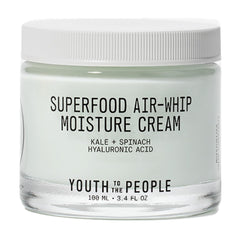 Youth To The People air-whip moisture cream bottle demonstrates easy daily hydration.