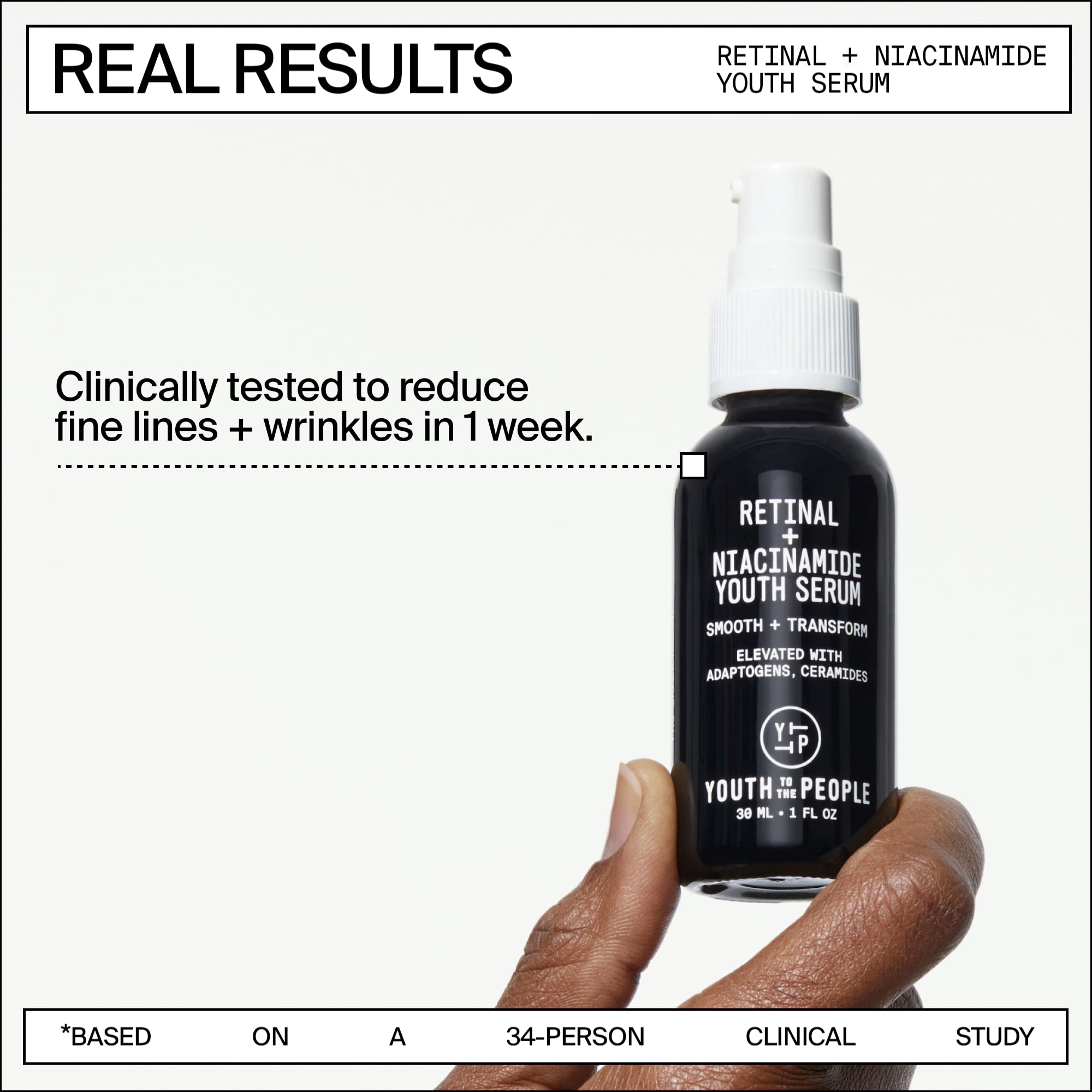 Youth To The People retinal-niacinamide-serum in nighttime routine setting