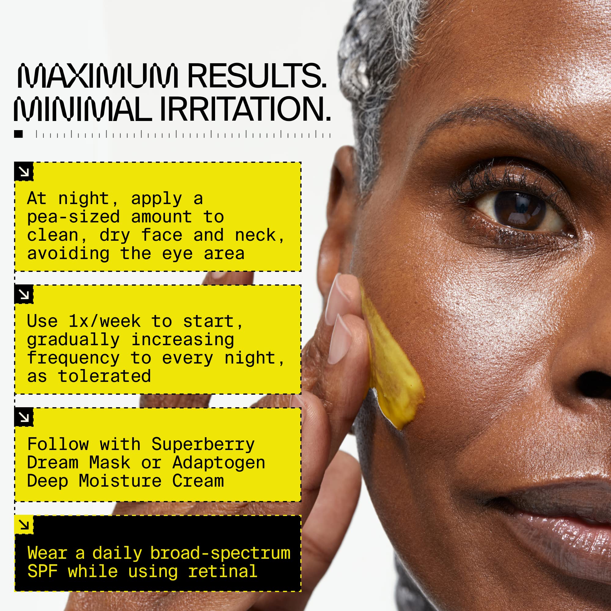 Youth To The People serum on skin delivering balanced brightness potential