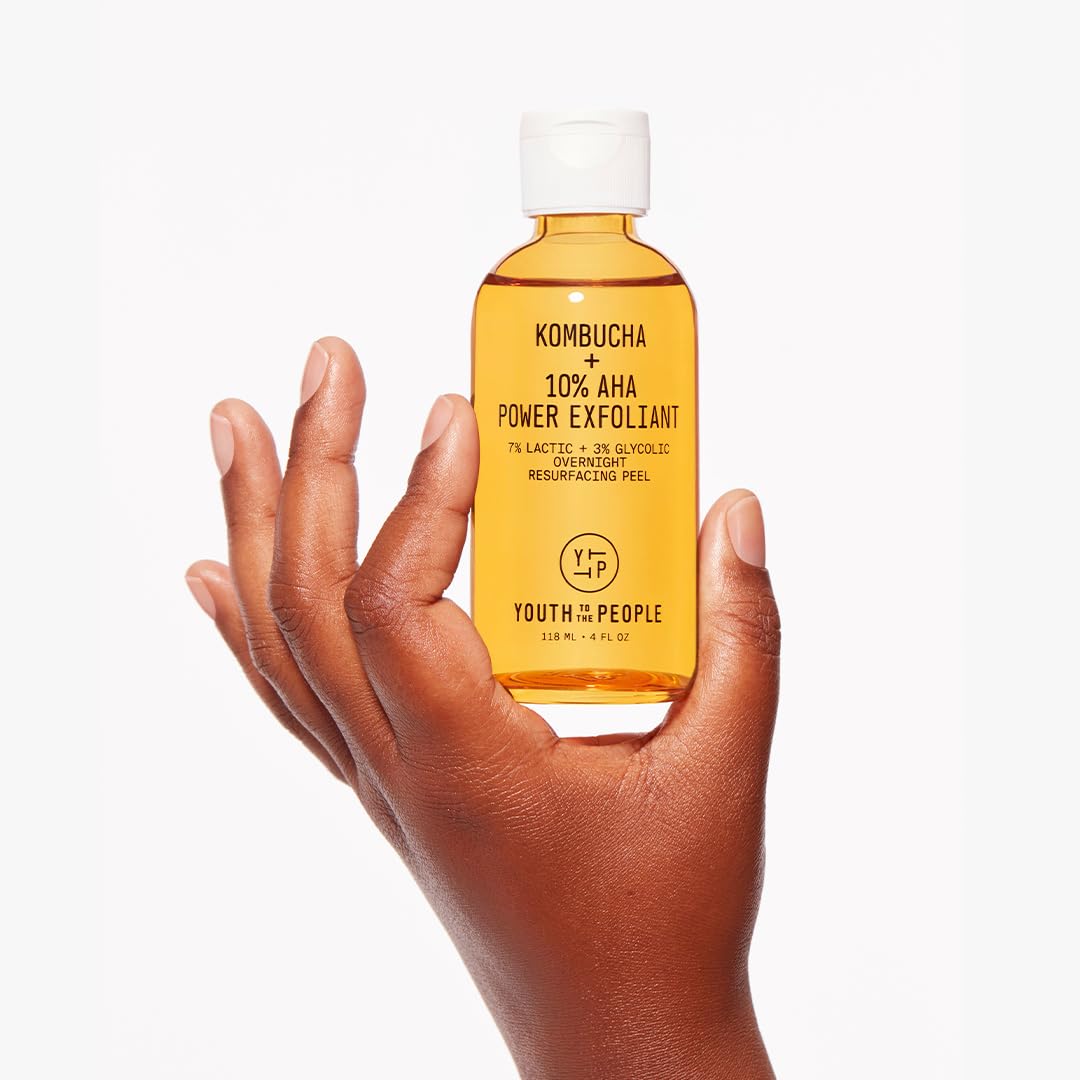Youth To The People skin brightening result from gentle exfoliation