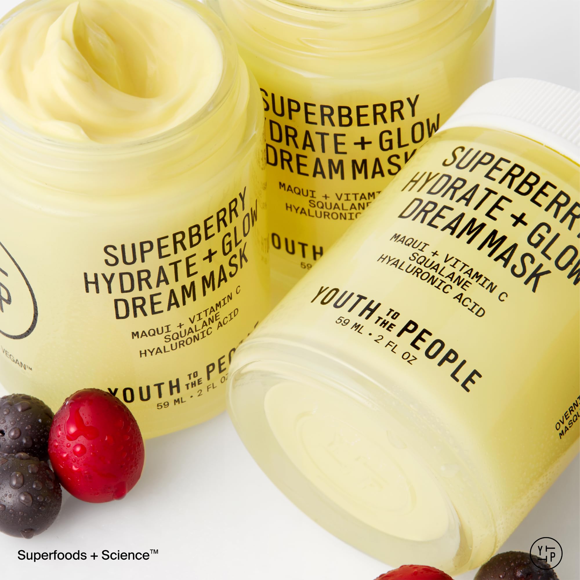 Youth To The People Superberry Dream Mask squalane keeps skin moisturized without clogging pores.
