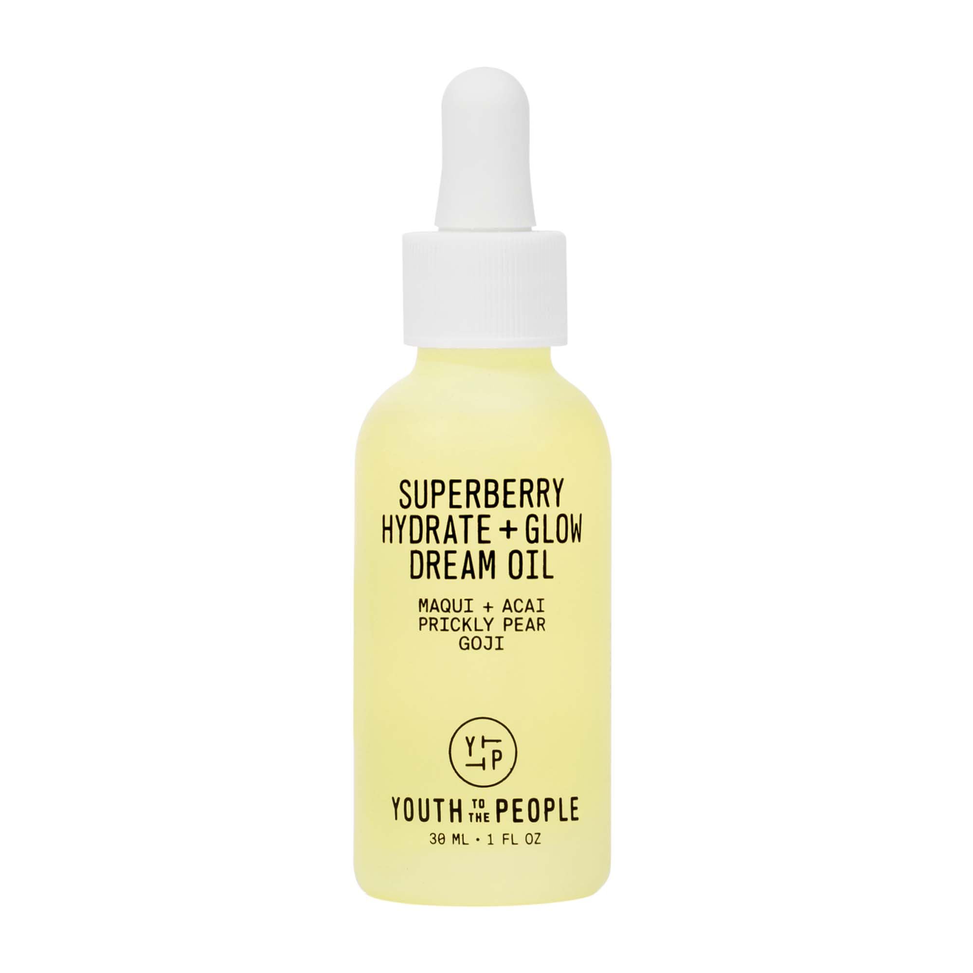 Youth To The People Superberry hydrate-glow bottle ready for radiant skin