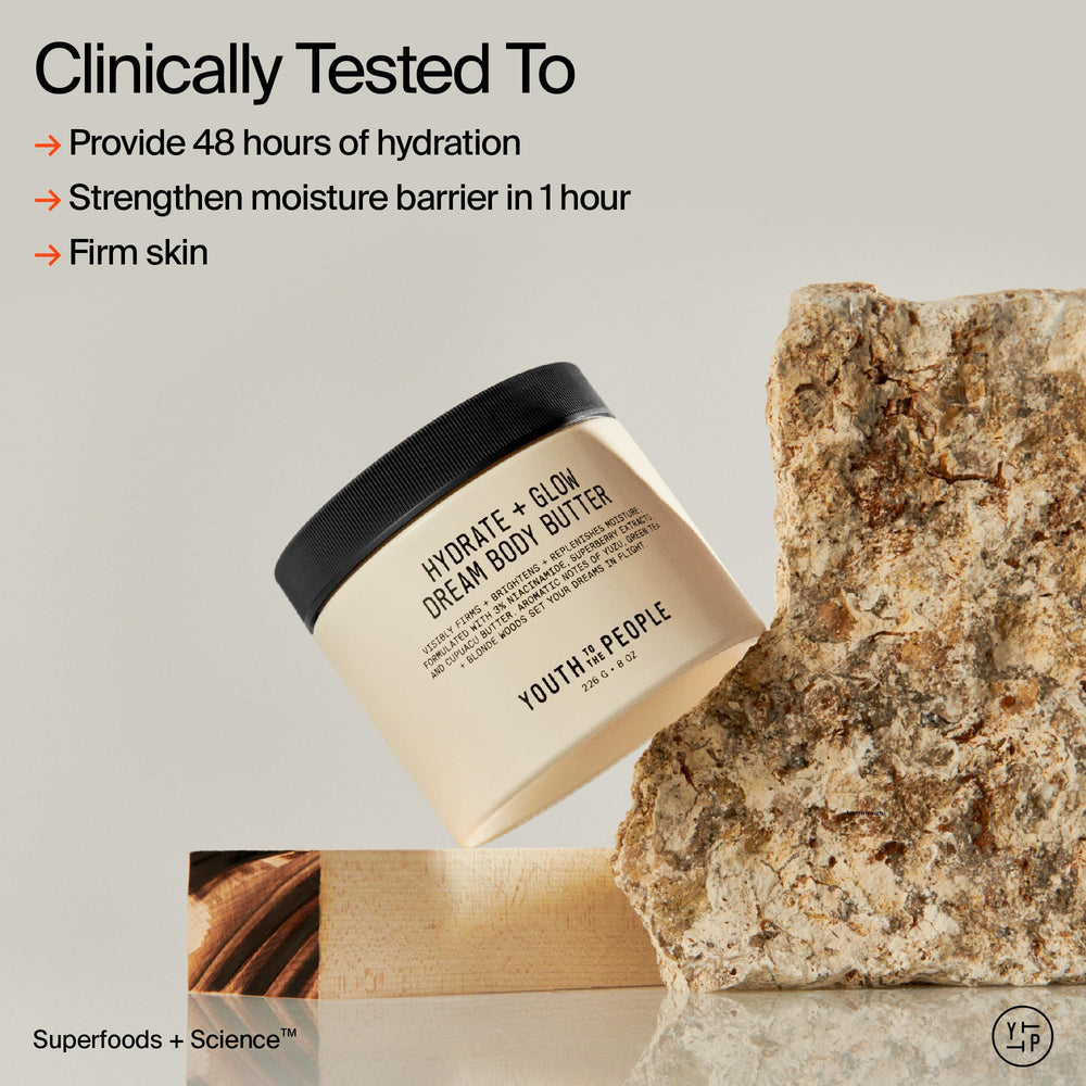 Moisture barrier illustration associated with the body butter's nourishing feel