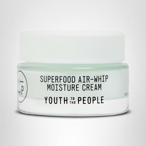 Dewy-glow finish on model skin after applying Youth To The People cream