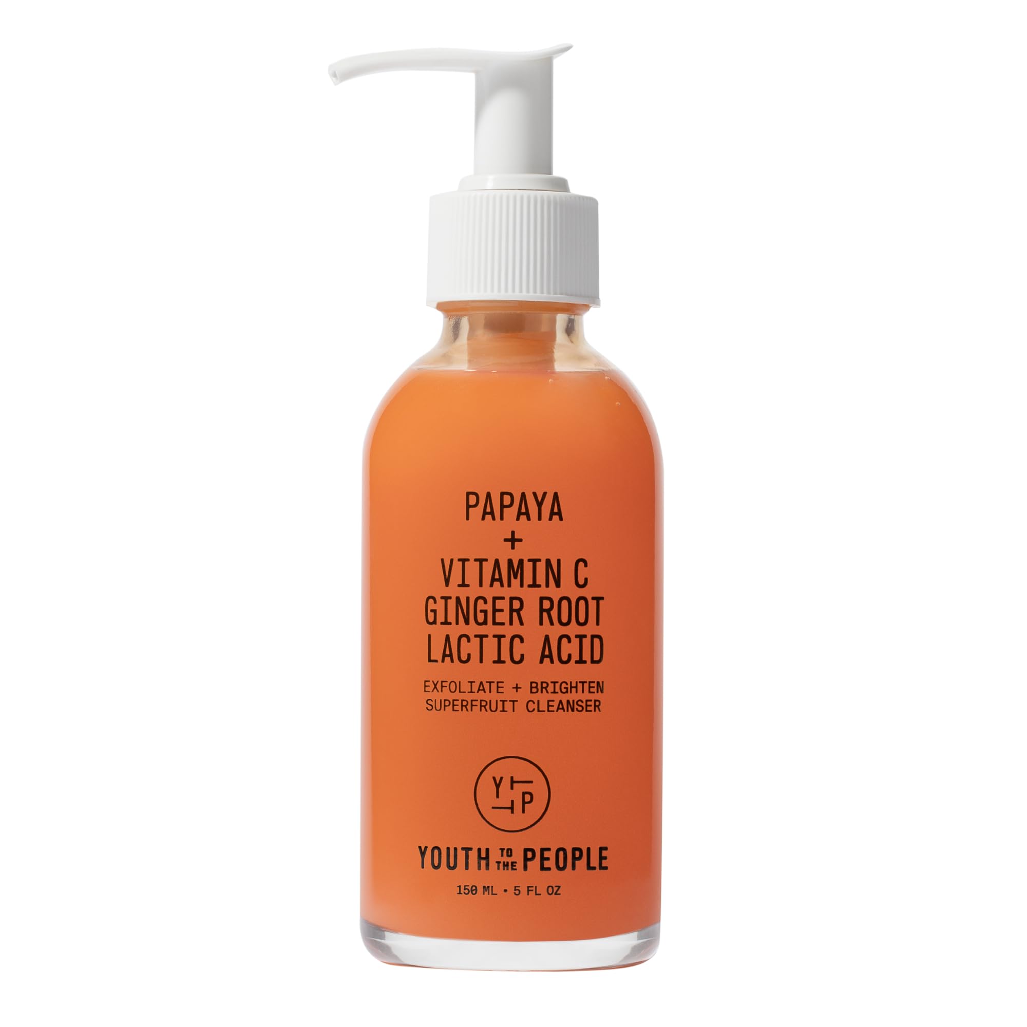 Youth To The People Superfruit Cleanser bottle front for daily brightening routine.