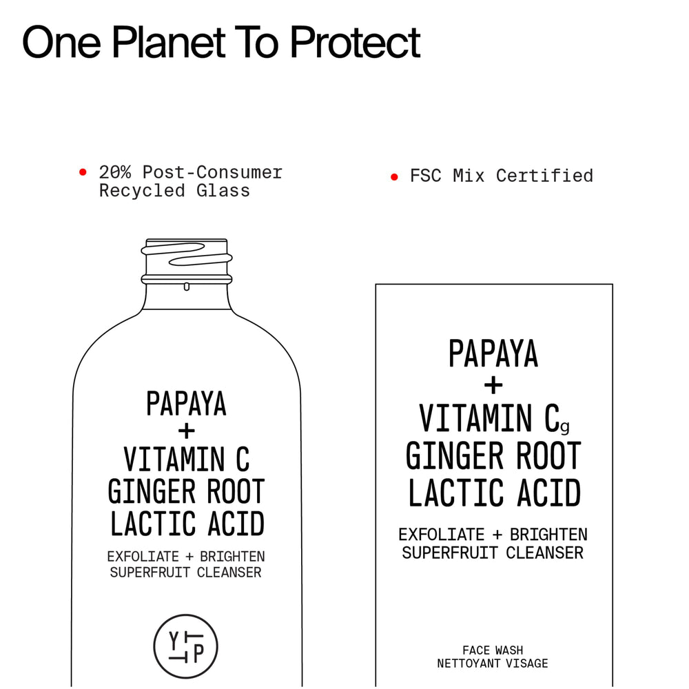 Youth To The People Superfruit Cleanser daily use rinse demonstrates simple routine