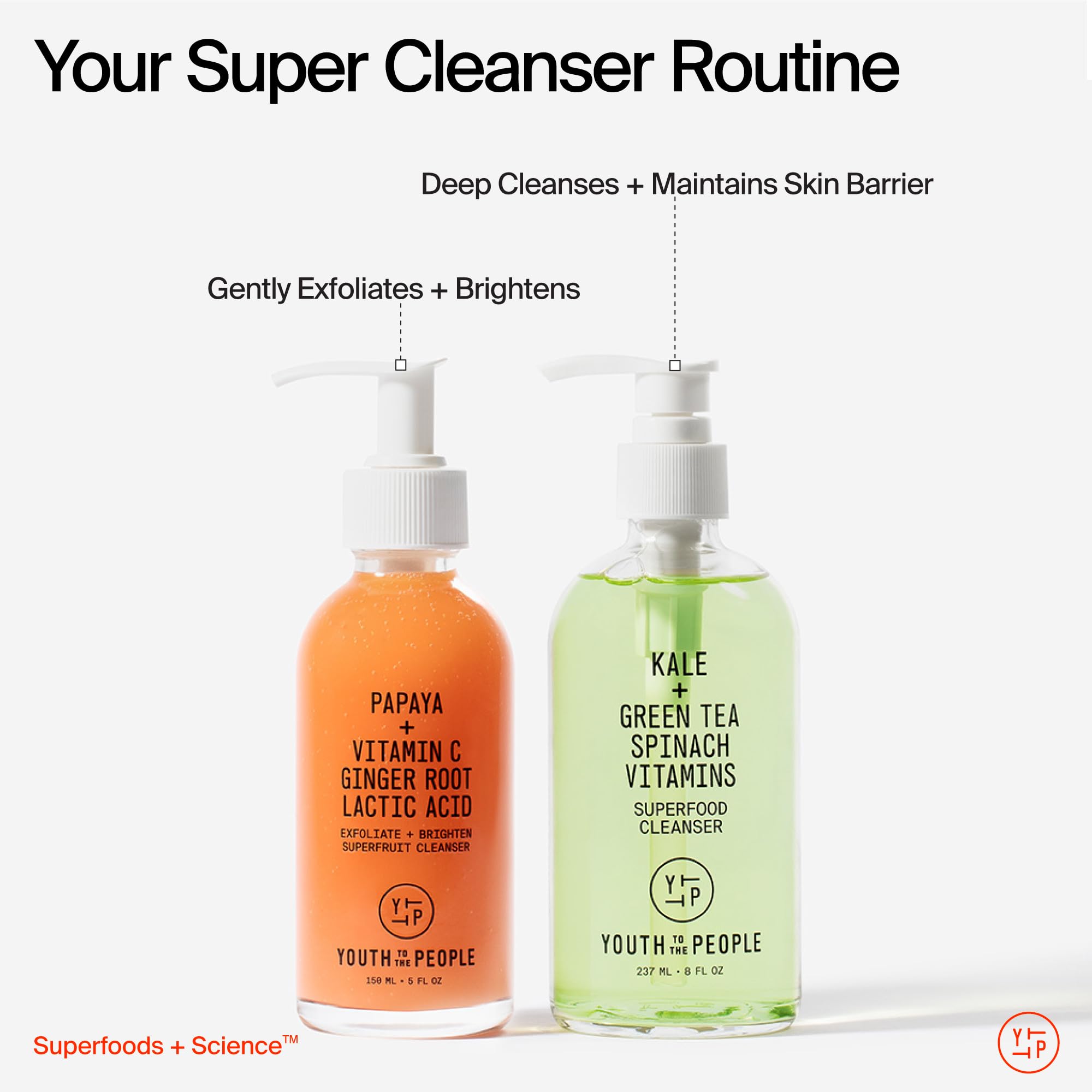 Youth To The People Superfruit Cleanser lifestyle setup signals simple skincare routine.