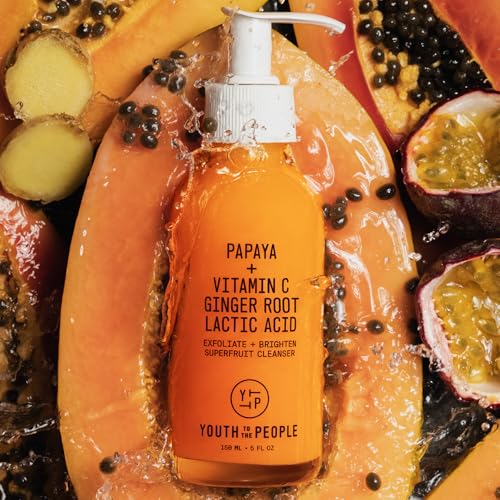 Youth To The People Superfruit Cleanser ingredients label closeup emphasizes vegan cruelty-free status
