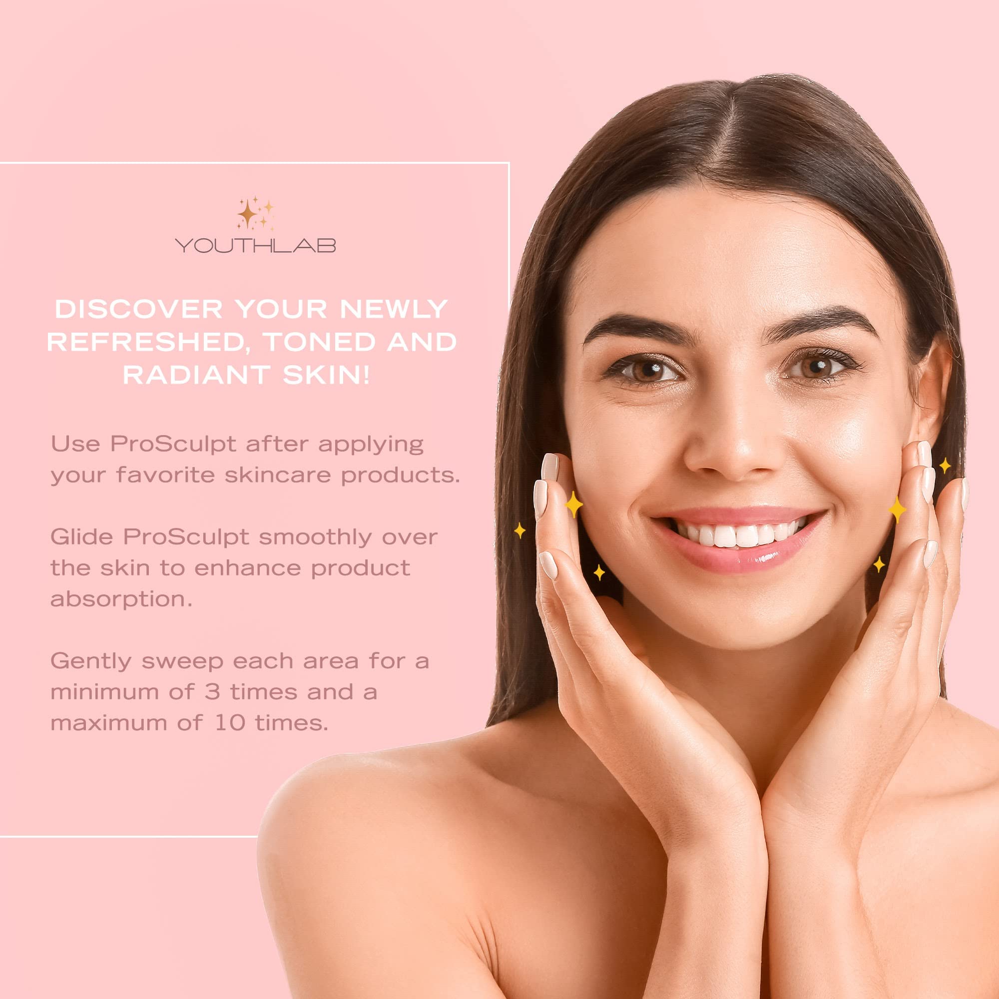 YOUTHLUX ProSculpt ergonomic grip for effortless daily rituals