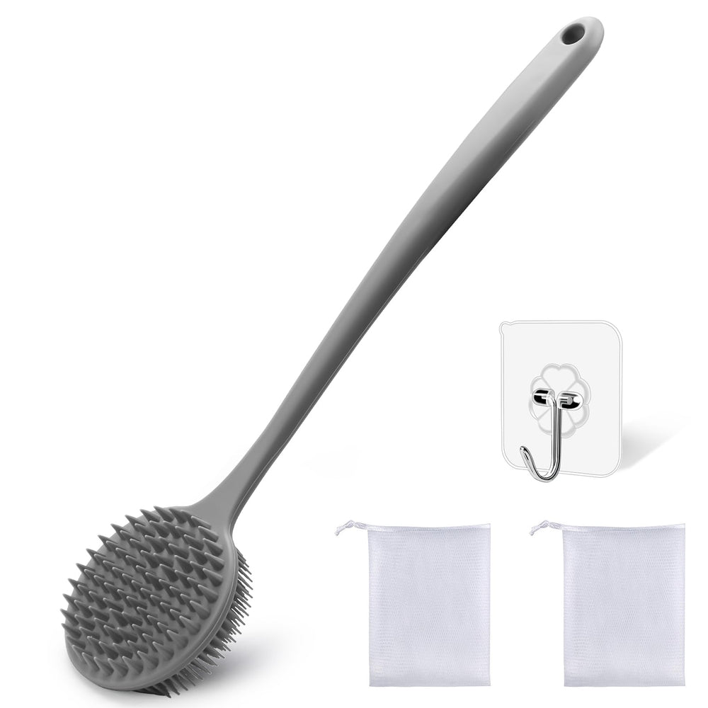 YouthRun silicone body scrubber dual-sided exfoliation for smoother skin