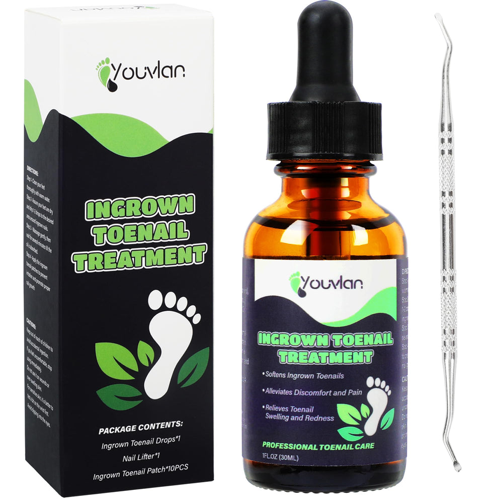 YOUVLAN ingrown toenail drops bottle for targeted at-home relief.