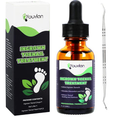 YOUVLAN ingrown toenail drops bottle for targeted at-home relief.