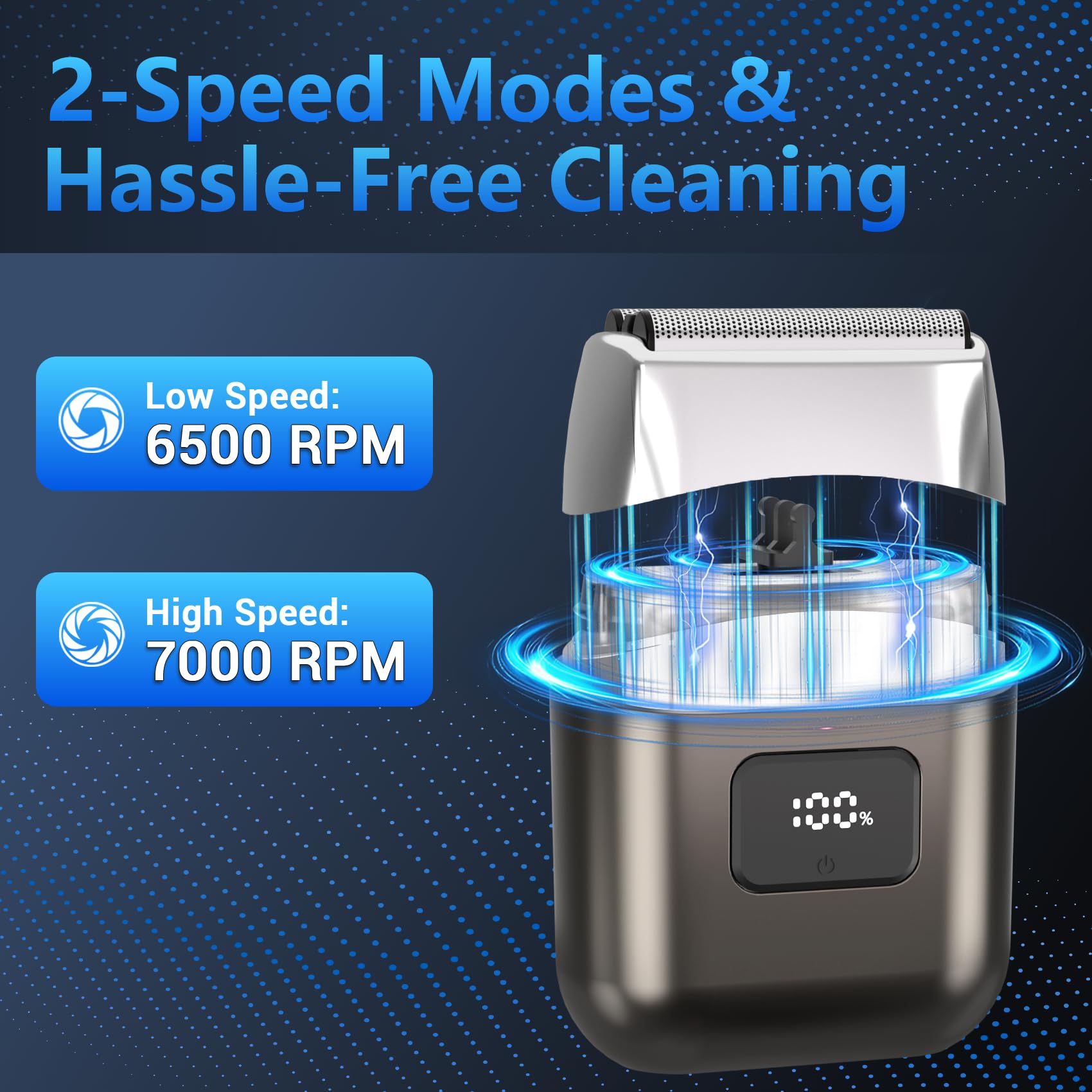 YOXSPD durable, easy-clean foil shaver designed for long-term daily use