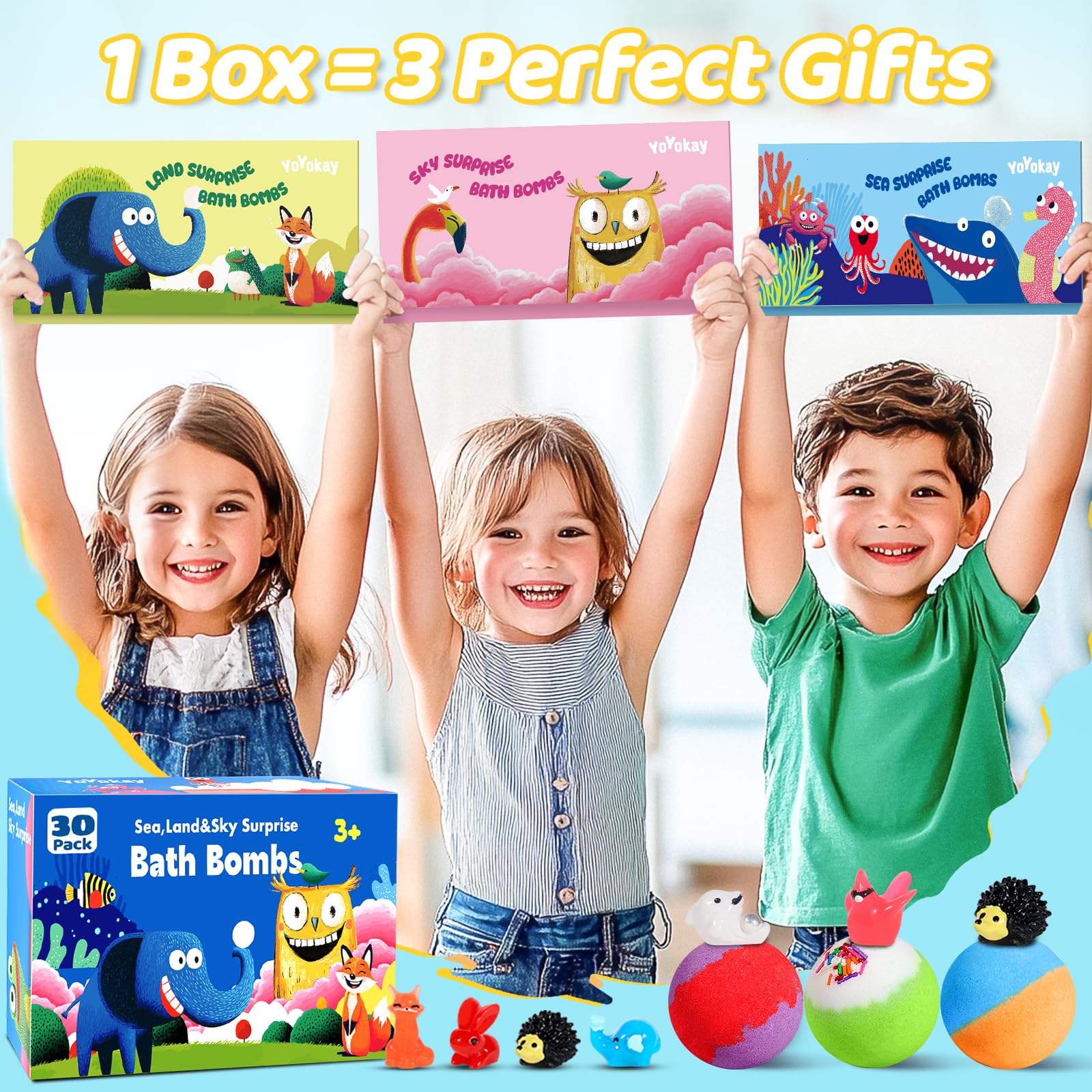 YoYokay gift-set triple box is ideal for gifting and splitting into three presents.