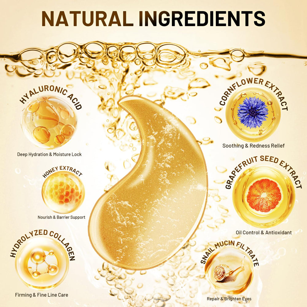YOYORY hydration and firming eye patches with hyaluronic acid for smoother look