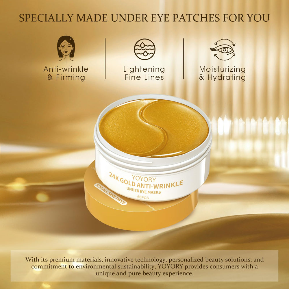 YOYORY travel-friendly eye patches ideal for on-the-go refreshment and routine care.