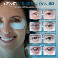 YOYORY under-eye patches box open showing 30 pairs