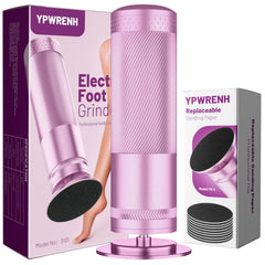 YPWRENH electric foot callus remover front view for easy at-home pedicure