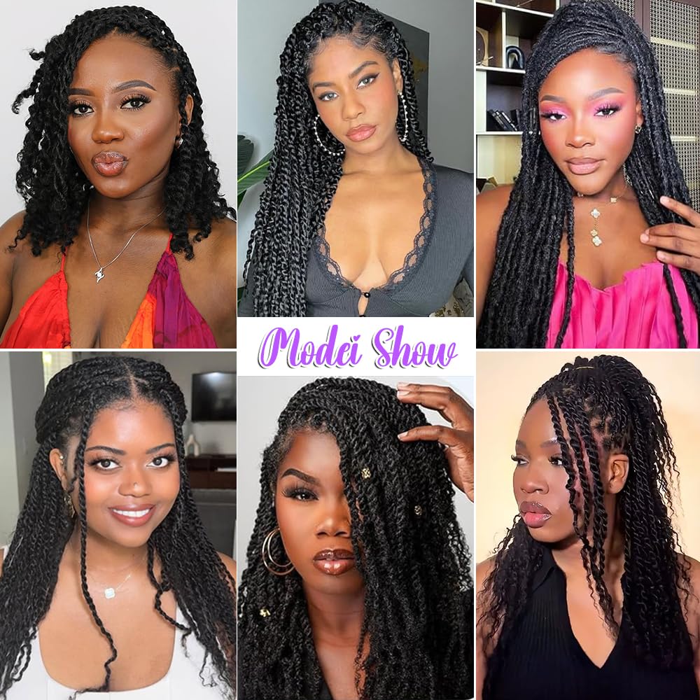 Ypxuda Afro Kinkys bulk hair 50g bundle image for full-head coverage.