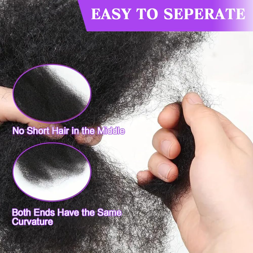 Ypxuda Afro Kinkys bulk hair dreadlock extension-ready visual to inspire protective styling.