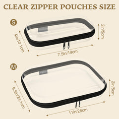 YQBRAO clear hard shell case zipper detail, reinforced closure protects contents.