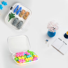 YQBRAO clear plastic material shows contents while remaining BPA-free and safe.