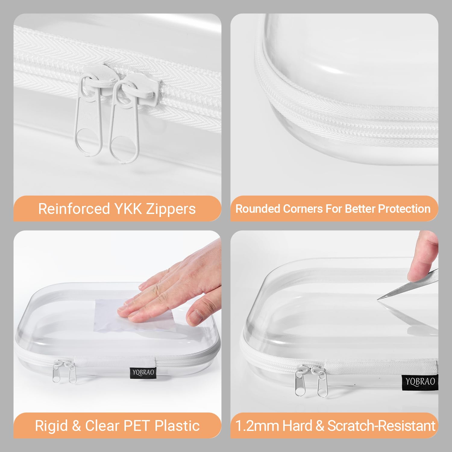 YQBRAO small-case organizer visible with tech accessories neatly arranged