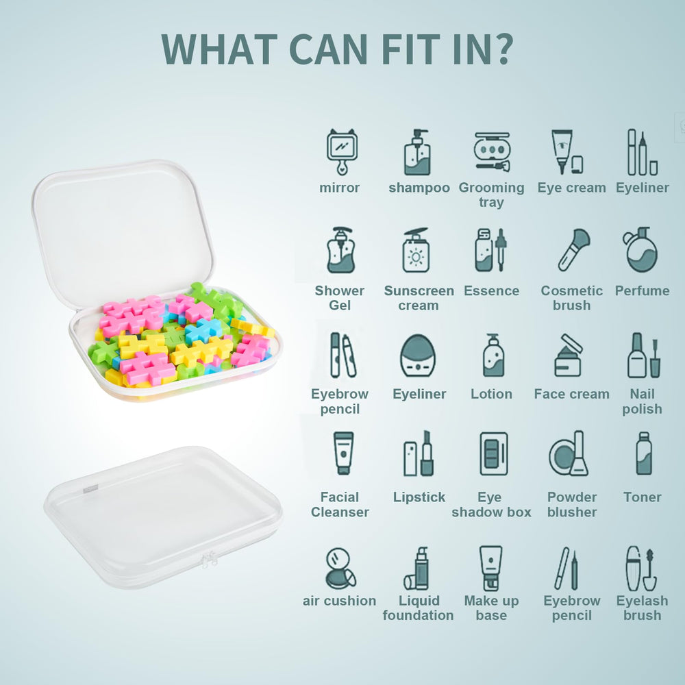 YQBRAO transparent design helps locate items quickly without opening multiple boxes.