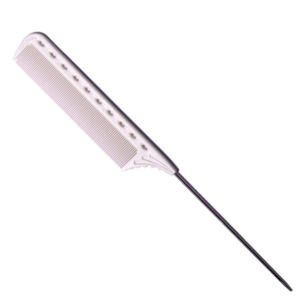 YS Park 122 Extra Long Tail White styling view highlights easy sectioning and control.