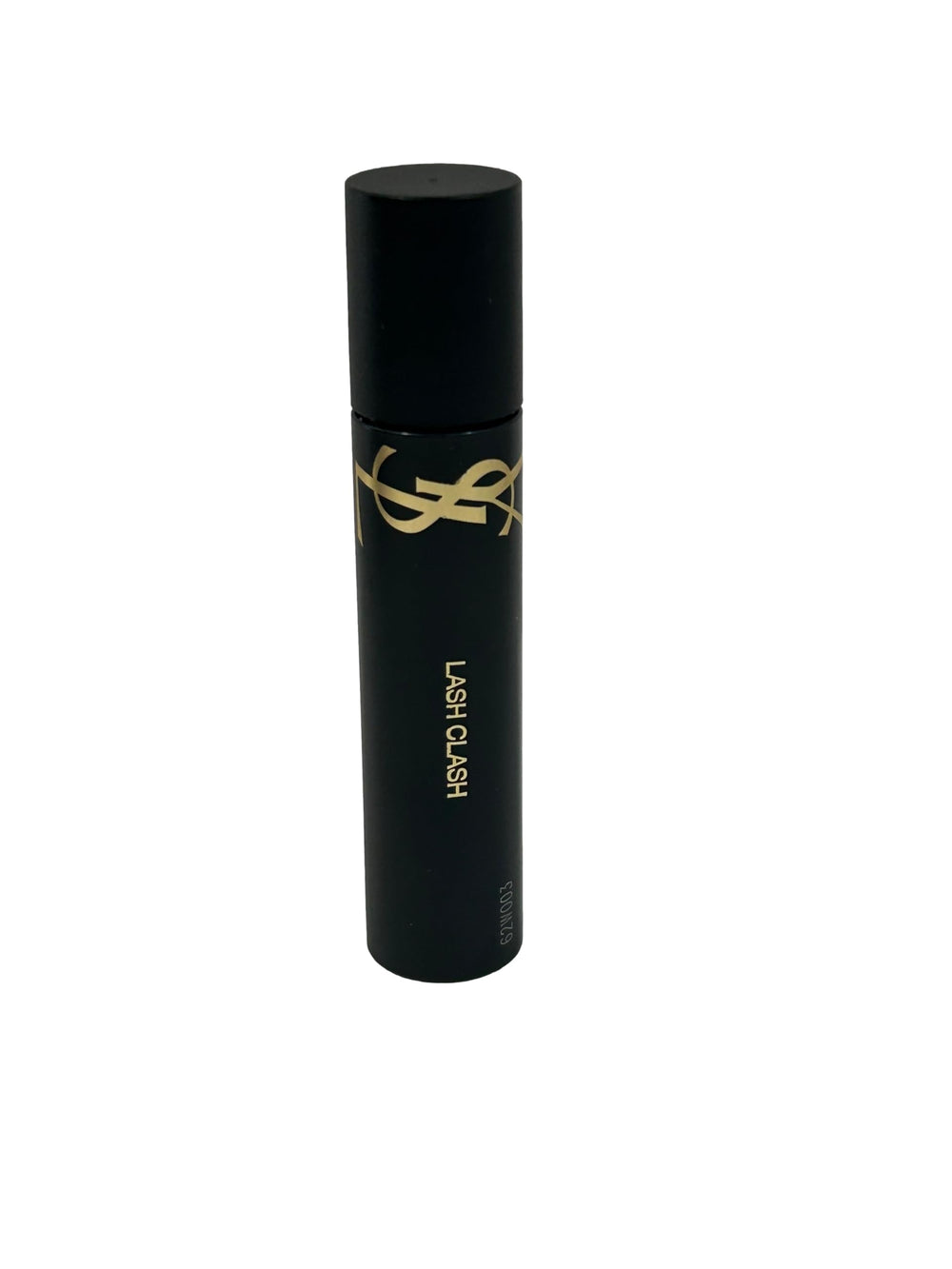 YSL Lash Clash swatch reveals rich black color for defined lashes.