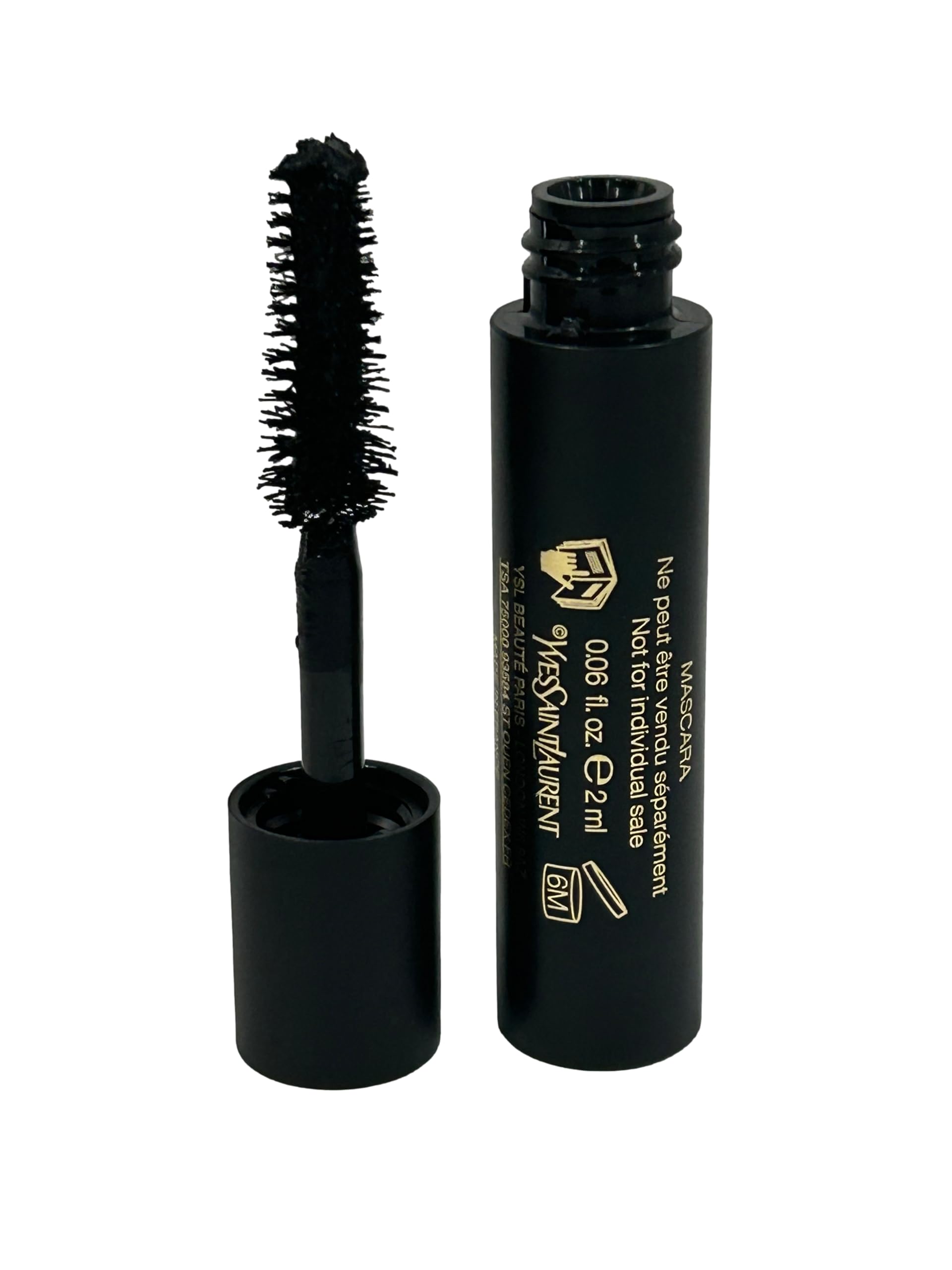 YSL Lash Clash Mini Travel Size 2ml fits easily in a bag for on-the-go touch-ups.