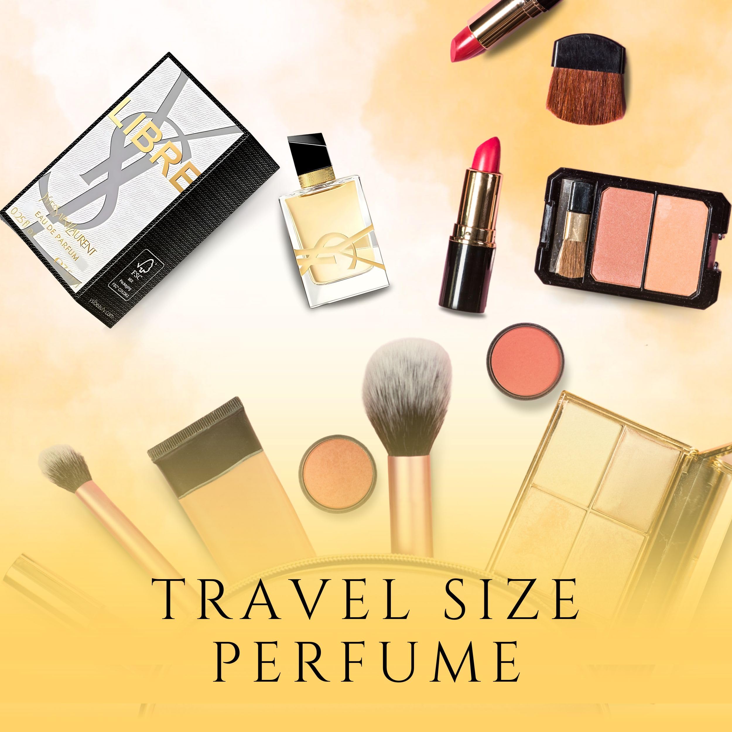 YSL Libre mini splash travel case is a portable companion for daily fragrance.