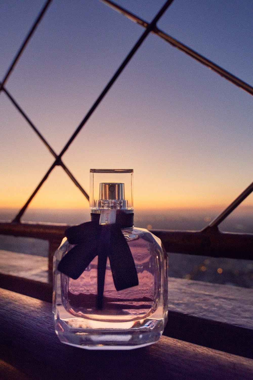YSL Mon Paris Intensement bottle cap close-up for premium feel.