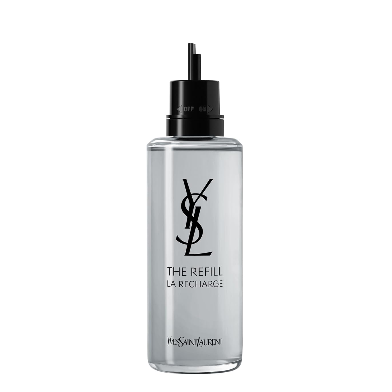 YSL Myslf bottle front with black lacquer finish for daily confidence and modern masculinity