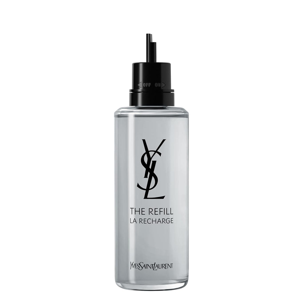 YSL Myslf bottle front with black lacquer finish for daily confidence and modern masculinity