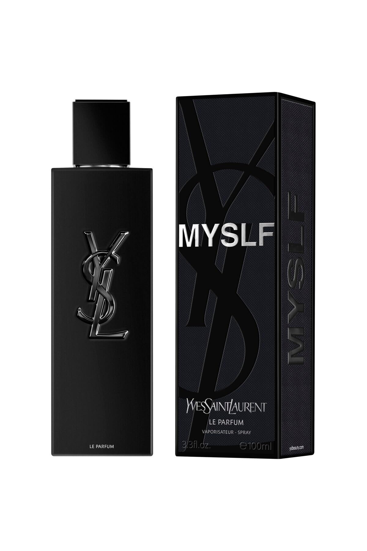YSL Myslf Le Parfum boxed packaging, gift-ready presentation.