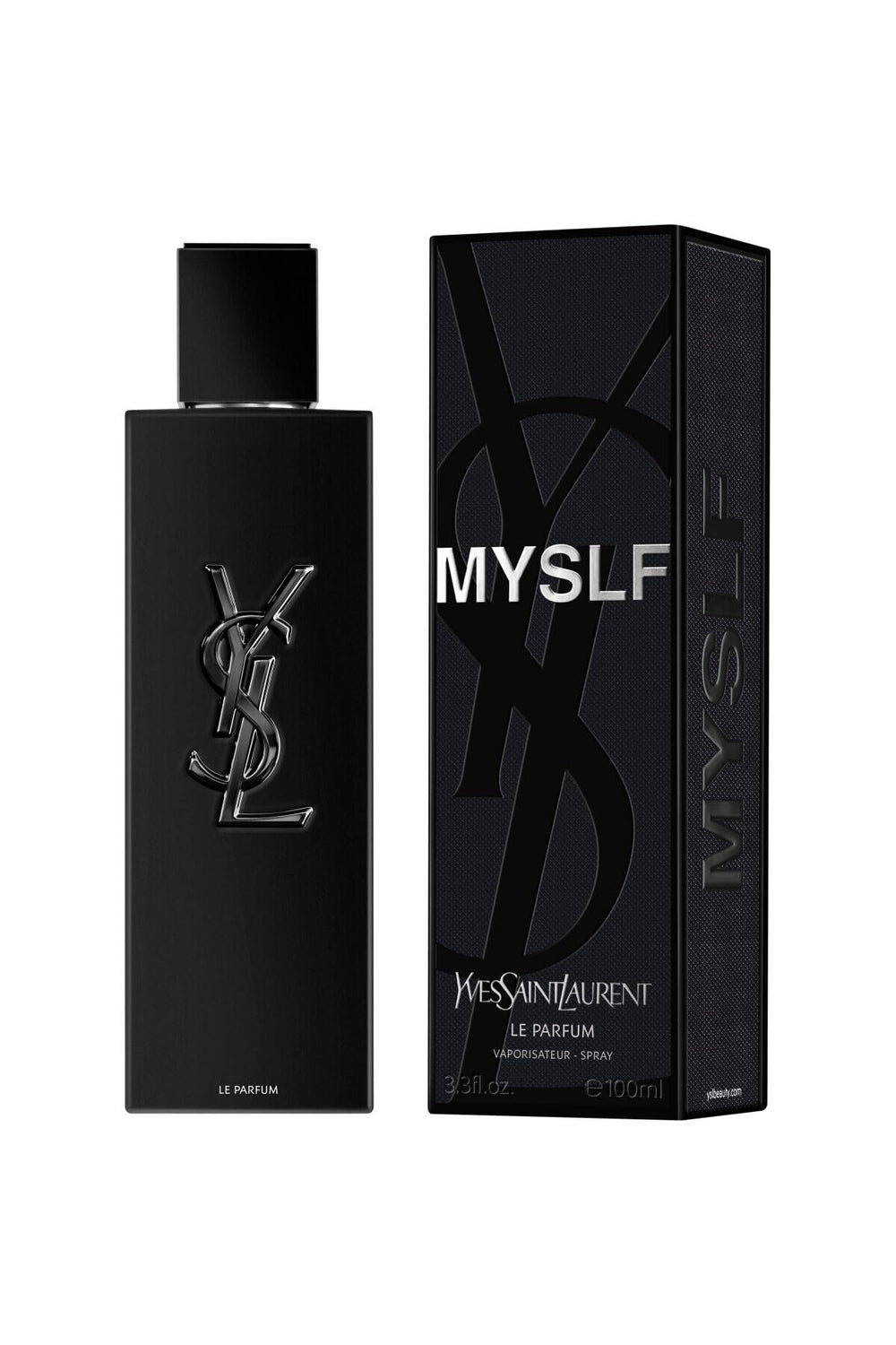 YSL Myslf Le Parfum boxed packaging, gift-ready presentation.