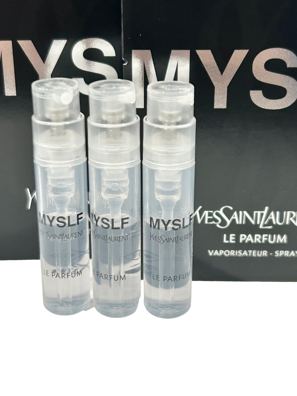 Yves Saint Laurent MYSLF LE PARFUM vial 3 delivers bright, lasting sillage for special occasions.