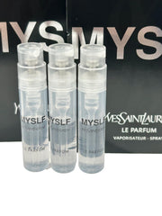 Yves Saint Laurent MYSLF LE PARFUM vial 3 delivers bright, lasting sillage for special occasions.